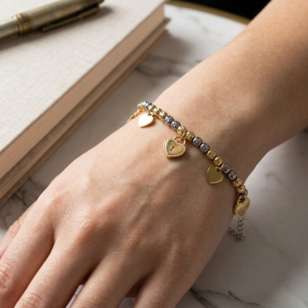 Bracciale Cuori Scintillanti