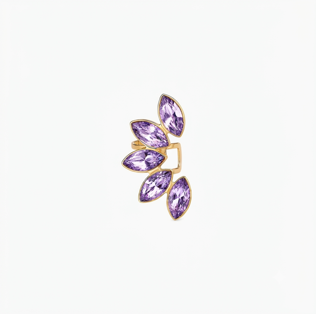 Ear cuff Petali di Luce