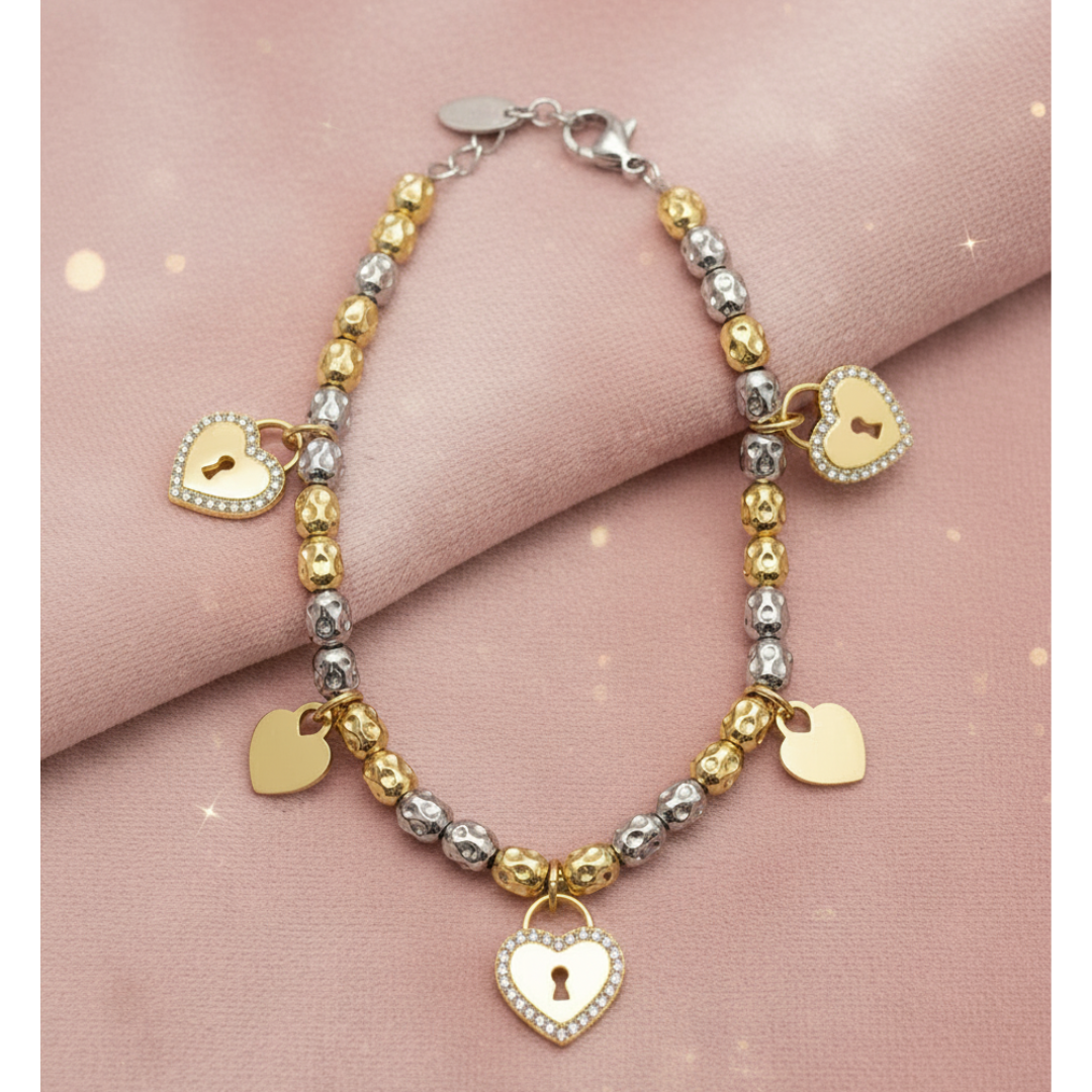 Bracciale Cuori Scintillanti