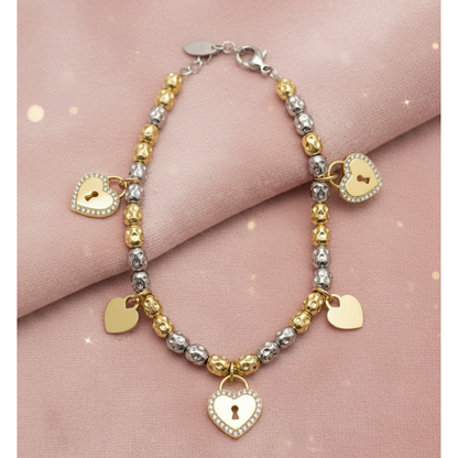 Bracciale Cuori Scintillanti
