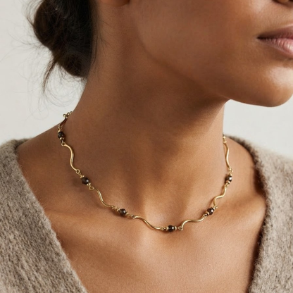 Collana Onda Dorata