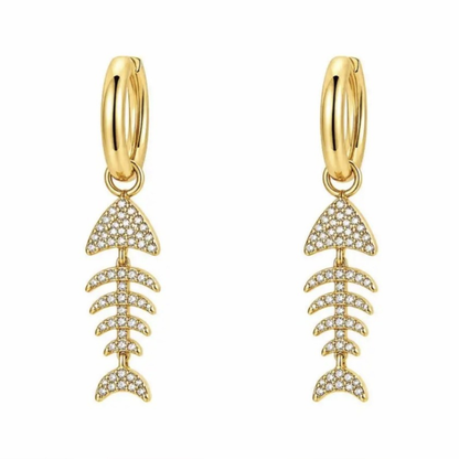 Orecchini Fishbone